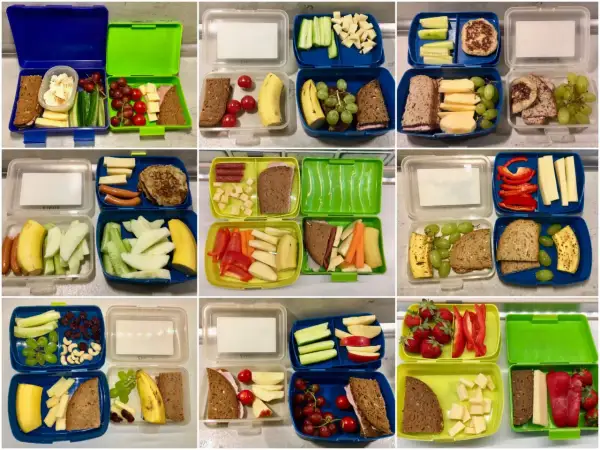 Bunte Brotdosen für den Kindergarten: Sandwiches, Obst, Gemüse & Käse. Tolle Kindergarten Brotdose Ideen für jeden Tag!